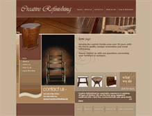 Tablet Screenshot of creativerefinishing.com